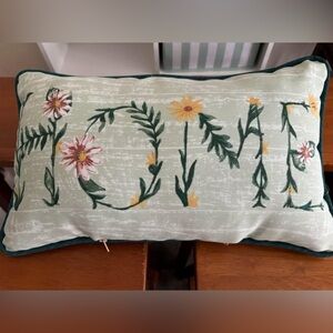 HOME bolster accent pillow